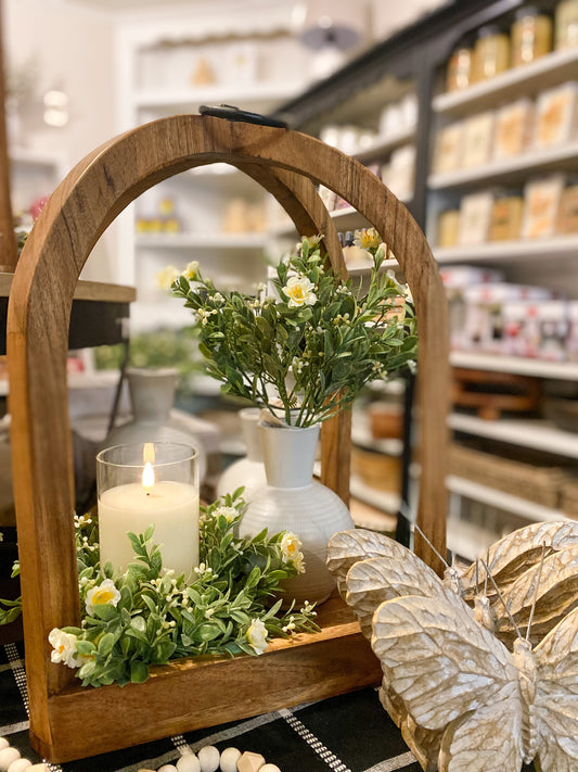 Arched Wood Lantern | 2 Sizes